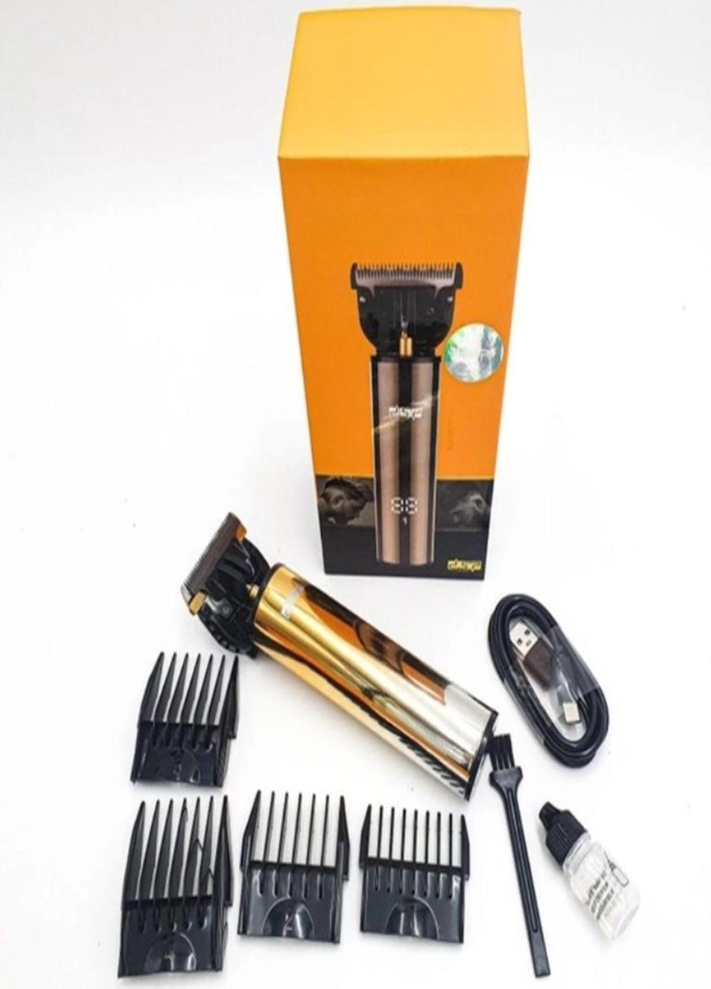 Акумуляторна машинка тример для стрижки волосся з керамічним ножем 90375 DSP (289357799)