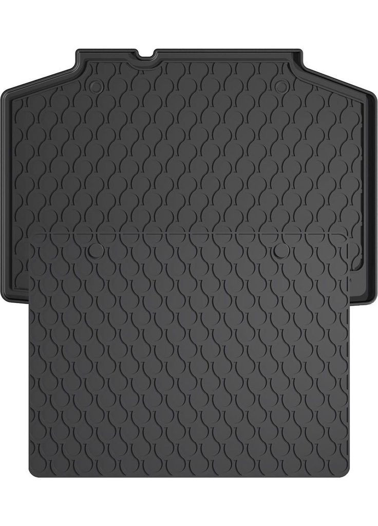 Резиновые коврики в багажник для Skoda Kamiq (mkI) 2019→ (без двухуровневого пола) (нижний) (багажник с Gledring (361241016)