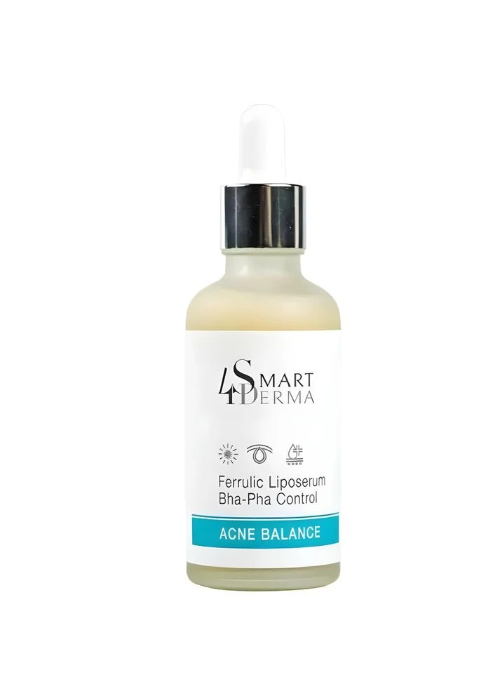 Smart4Derma Ліпосомальна сироватка з феруловою та азелаїновою кислотою для жирної та проблемної шкіри 50 мл — Крем, Україна (354822108)