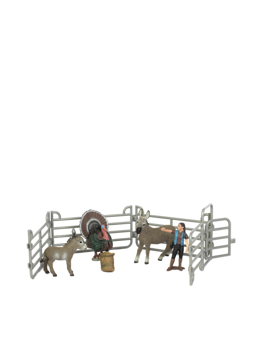 Набір "Ферма" Індик та ослики колір різнокольоровий ЦБ-00250191 Kids Team (314800342)