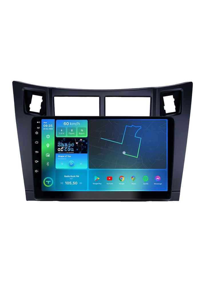 Штатная магнитола Toyota Yaris Vios 0511 black FL9 4+64Gb 4G Carplay DSP Torssen (307087437)