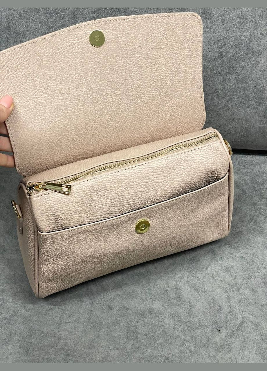 Сумка жіноча Італія, натуральна шкіра, мінімалізм, 2 ремінці Virginia Conti Кросбоді (338257329)