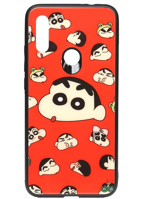 Чехолнакладка Cartoon Print Glass Case Xiaomi Redmi 7 monkey Toto (301782758)