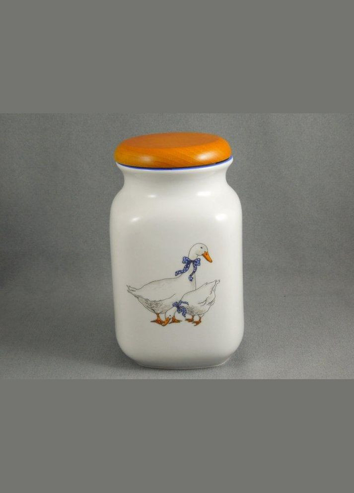 Емкость с деревянной крышкой Bernadotte Гуси 8134413-1-Е 1 л Thun (336883690)