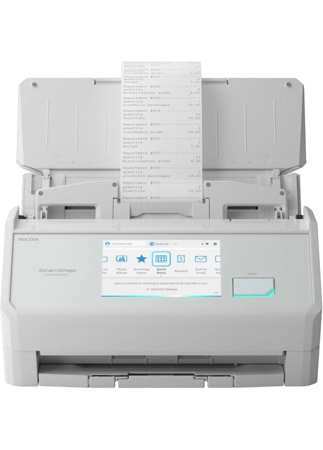 Документ-сканер A4 ScanSnap iX2500 White Ricoh (387177661)