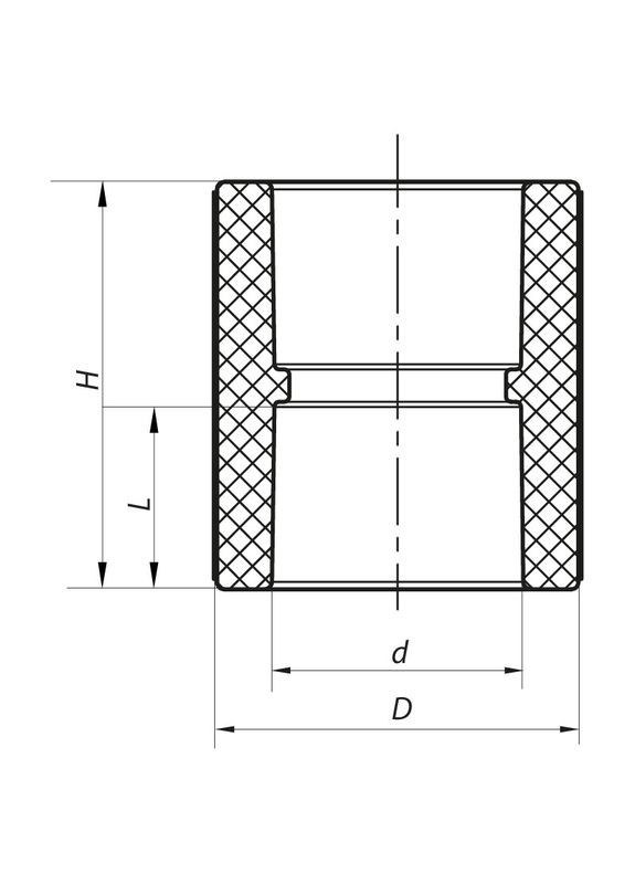 З'єднувальна муфта 25 PPR K0002.PRO (KP0004) KOER (321214007)