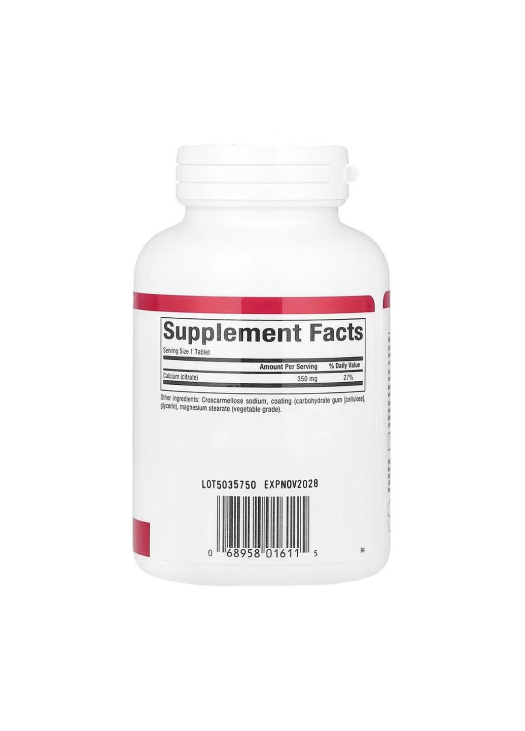 Комплекс кальцію Calcium Citrate 350mg - 90 tabs Natural Factors (364201295)