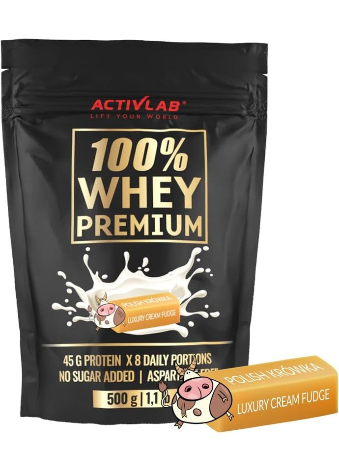 Протеин 100% Whey Premium 500 g (Cream Fudge) ActivLab (282479189)