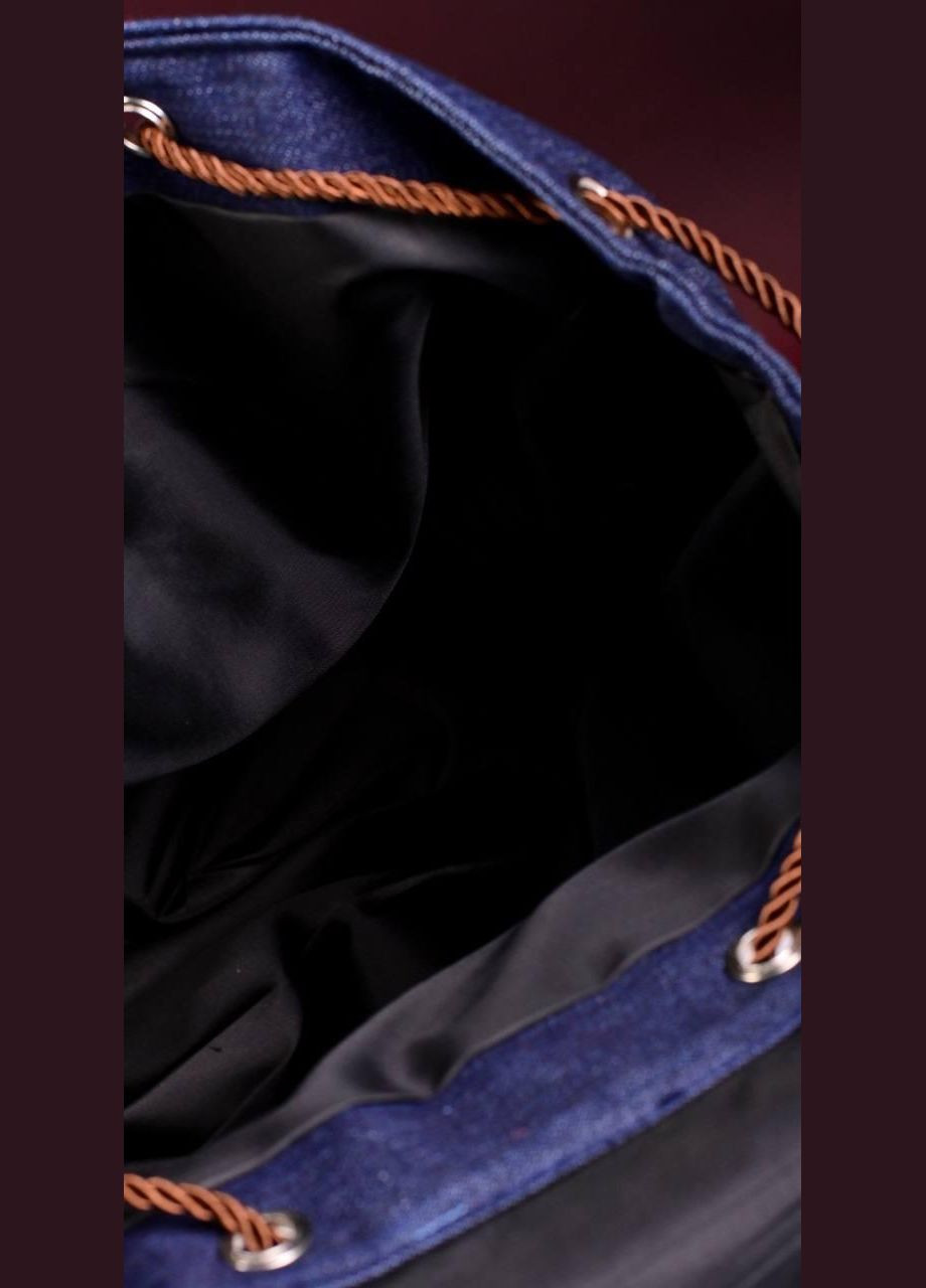 Рюкзак жіночий синій джинсовий код 7-883 PTR No Brand (317763229)