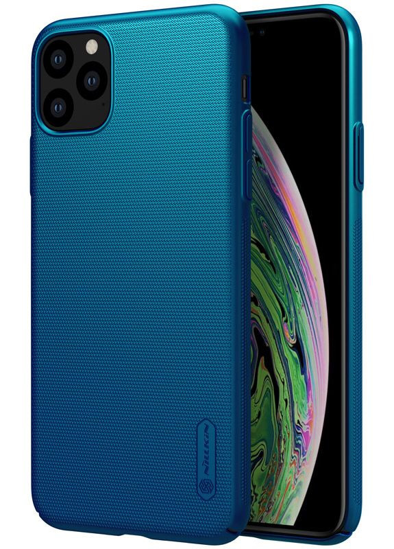Чехол-накладка Super Frosted Shield Case Apple iPhone 11 Pro Max Peacock Blue Nillkin (301781816)