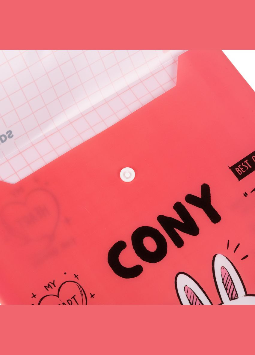 Папка-конверт Line Friends Cony, A4, с кнопкой () Yes 492077 (337471393)