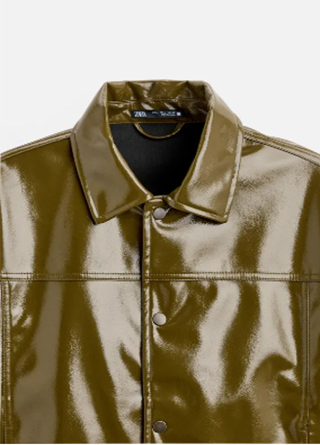 Гірчична демісезонна куртка Zara