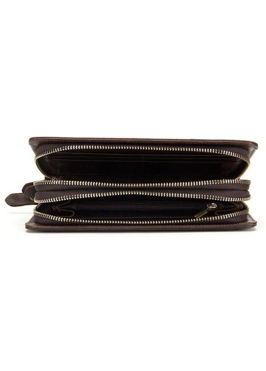 Сумка клатч на кисть чоловіча з натуральної шкіри маленька Коричневий 36773 Vintage (354229875)