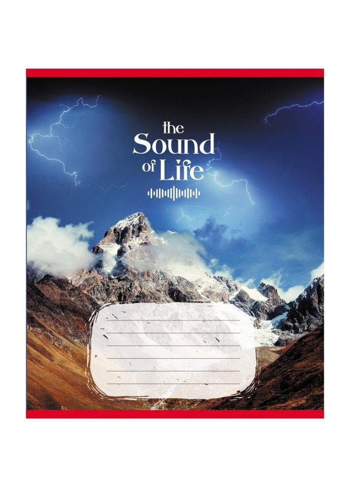 Зошит учнівський "Музика життя" 036-580266L-1 в лінію, 36 аркушів No Brand (362571005)