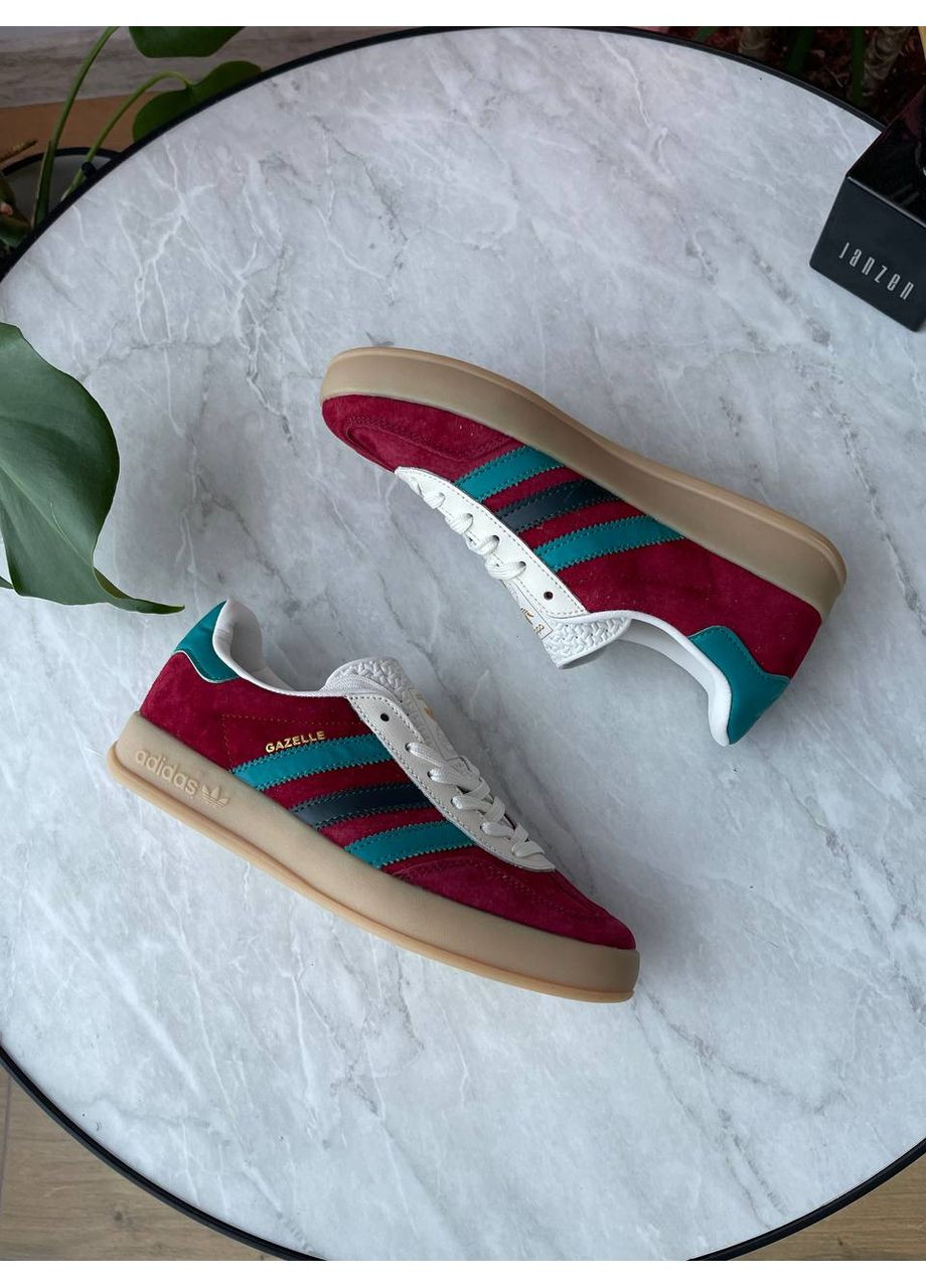 Червоні Осінні кросівки чоловічі і жіночі adidas gazelle red | адідас газель червоні No Brand