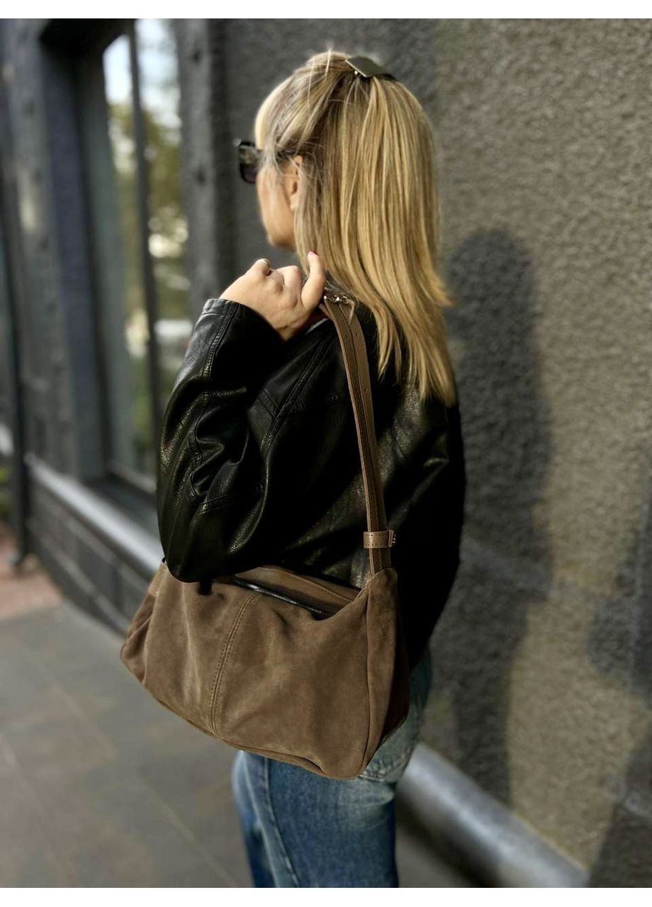 Сумка крос-боді жіноча шкіряна середня темно-бежева 1820 207-4222 ARTiS Bags Сумка (362264201)