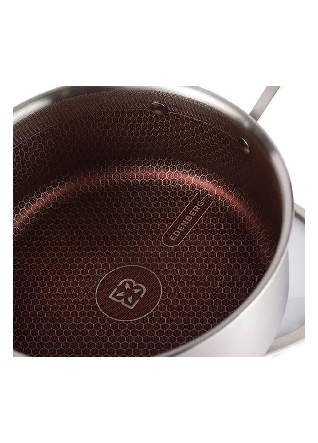 Кастрюля из нержавеющей стали 4.3 л 24 см EB-17058 Edenberg (335080745)