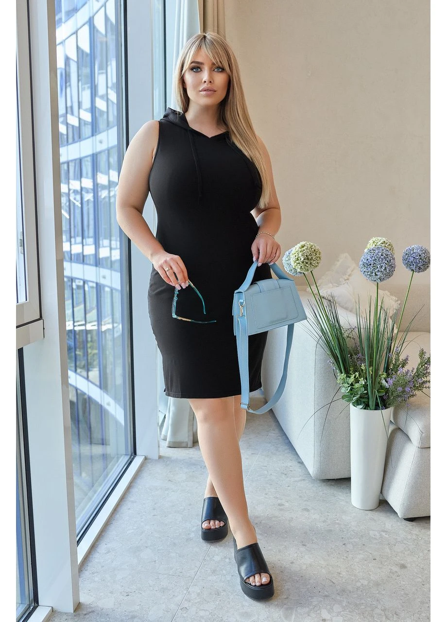 Чорна кежуал сукня Fashion Girl
