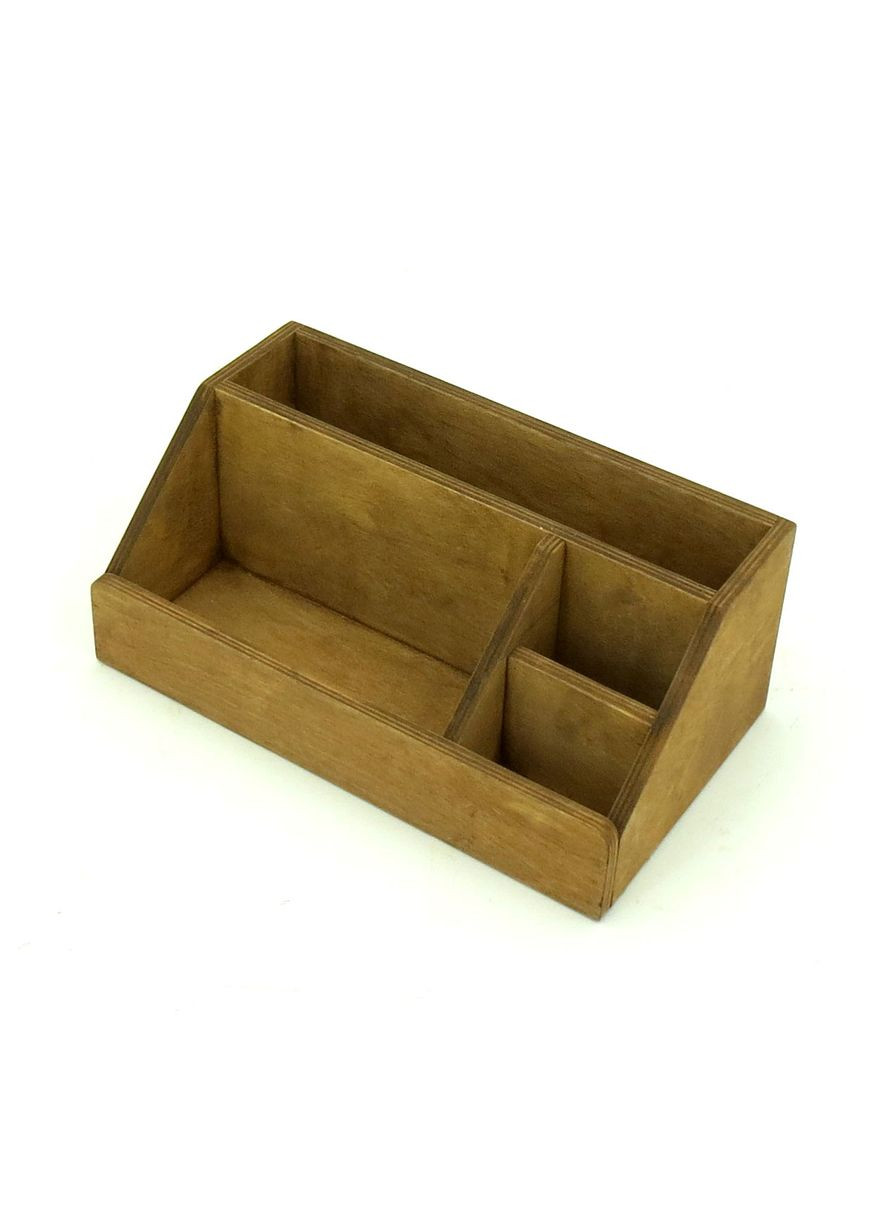 Органайзер настільний з дерева Ладлоу мускат (КНЦ-002107) No Brand (328224865)