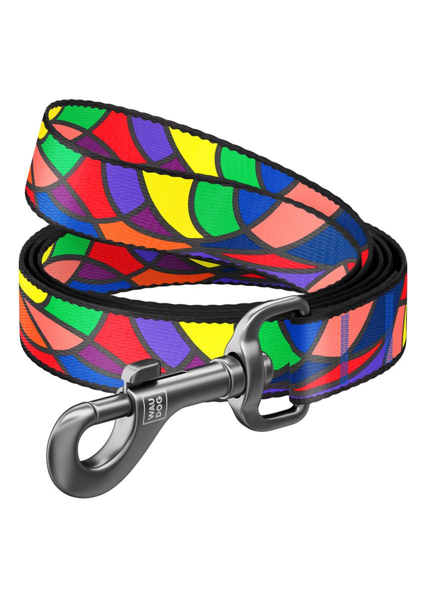 Повідець для собак нейлоновий Nylon "Вітраж" Ш 20 мм Д 122 см WAUDOG (322327946)
