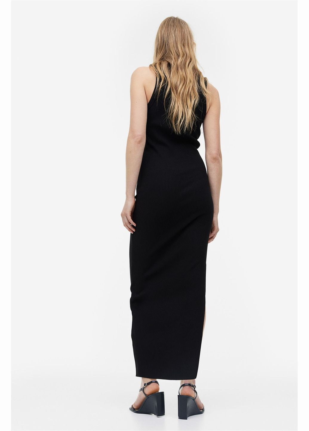 Чорна повсякденний плаття, сукня H&M однотонна