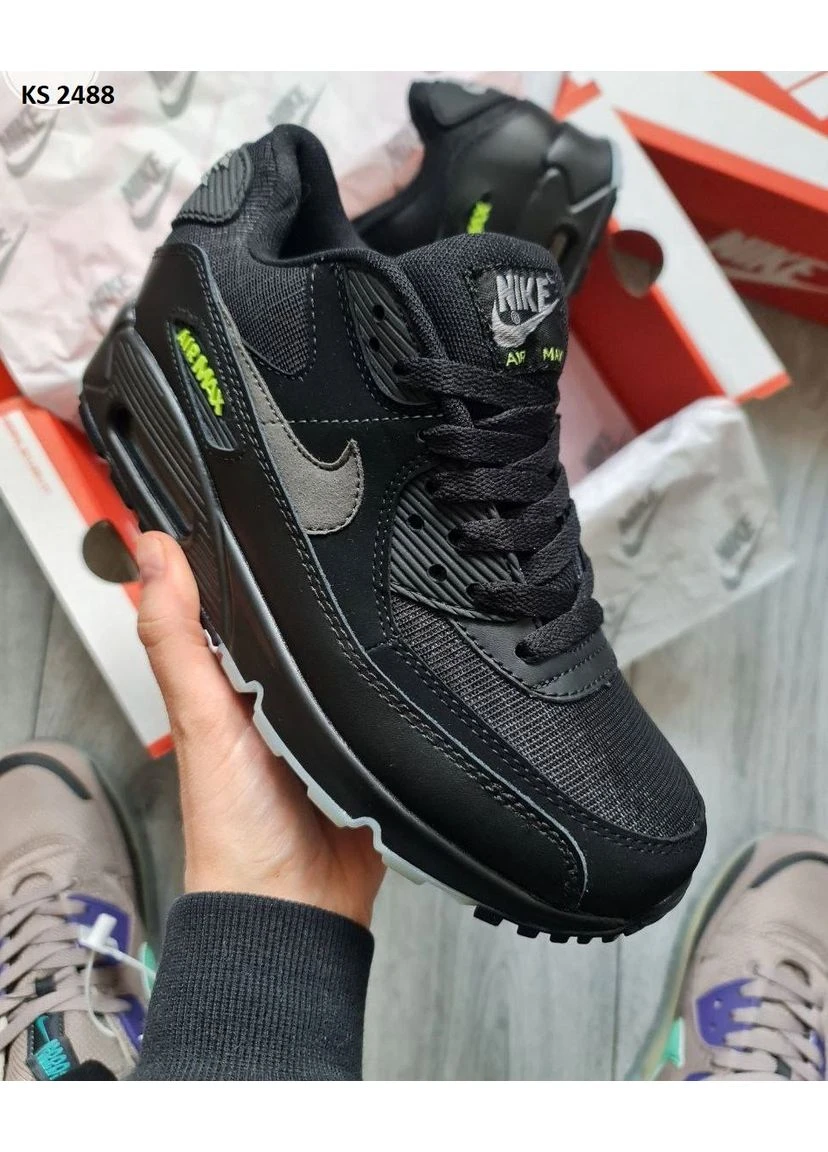 Черные летние кроссовки nike air max terrascape 90 black web найк аир макс 90 No Brand