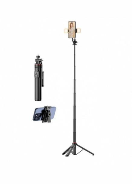 Штатив трипод для фото та відеозйомки з LED підсвіткою C12d No Brand (317969525)