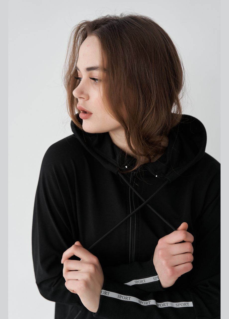 Женский спортивный костюм с капюшоном М18 меланж. UMON (315480808)