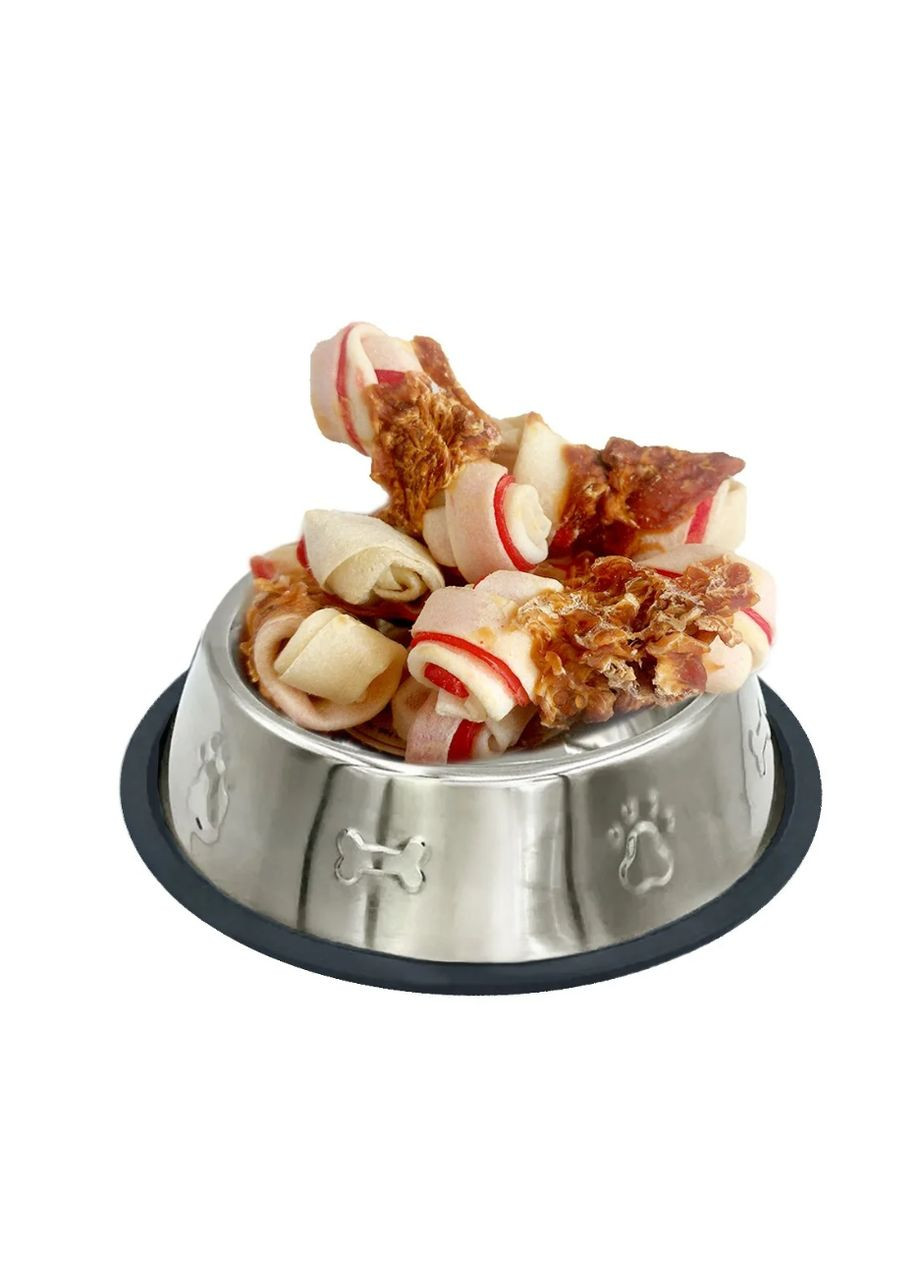 Витая кость-узелок из утки, 6-7см, (≈14 шт), 200г, (*) Lucky Star (371482711)