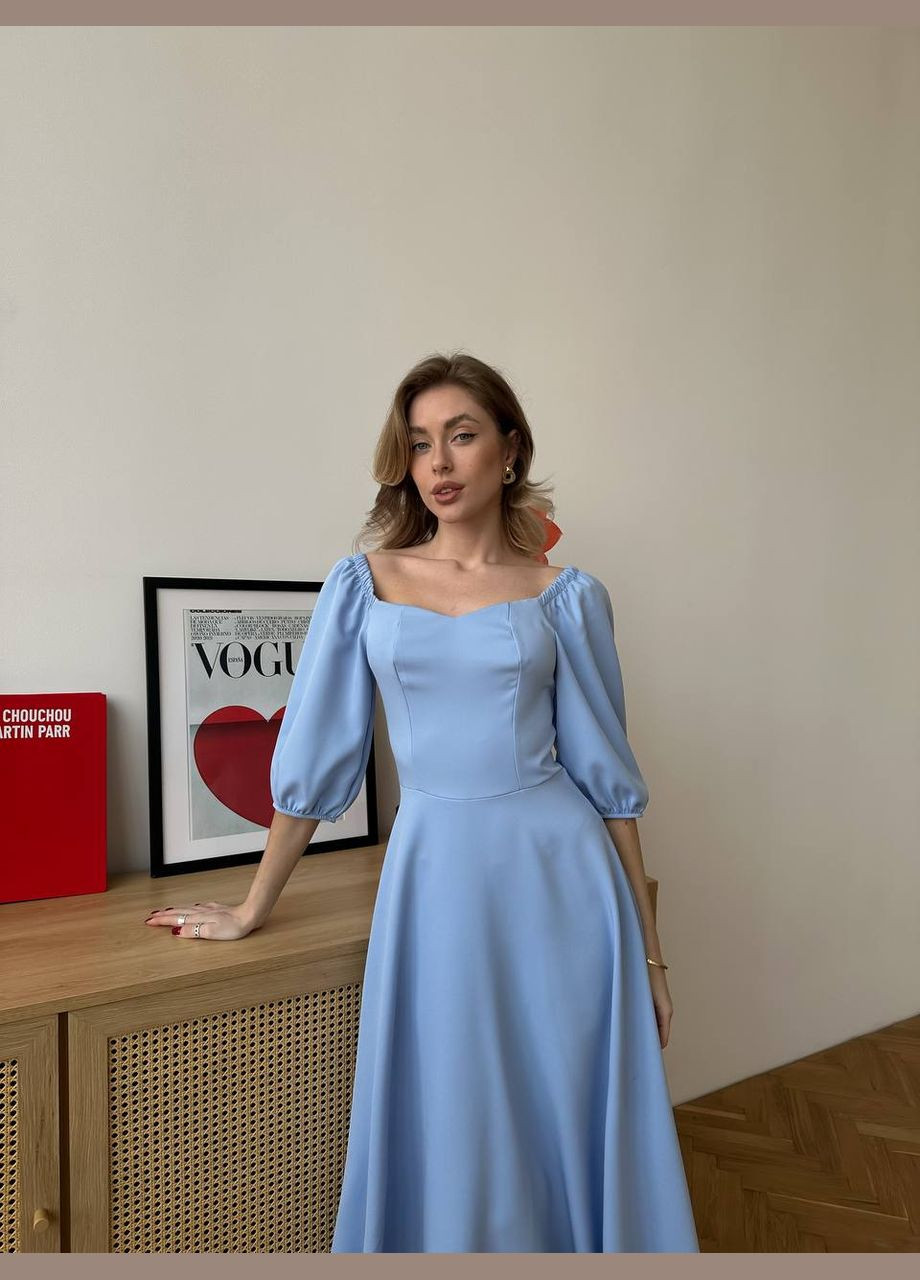 Голубое женское платье Украина
