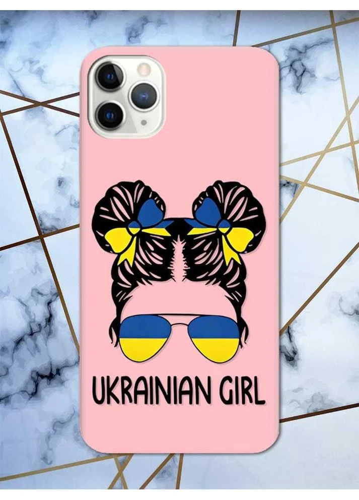 Матовый чехол на iPhone 11 Pro:: Украинская девушка (принт 113) Creative (359488295)