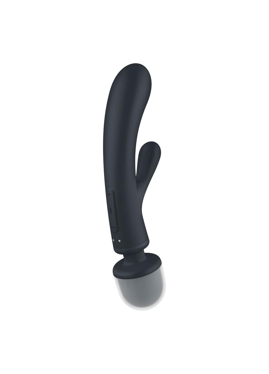 Вибратор-кролик с вибромассажером Satisfyer Triple Lover Grey, 3 мотора No Brand (366879474)