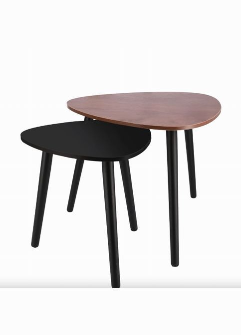 Комплект журнальних столиків Sinsey коричнево Jumi (347601096)