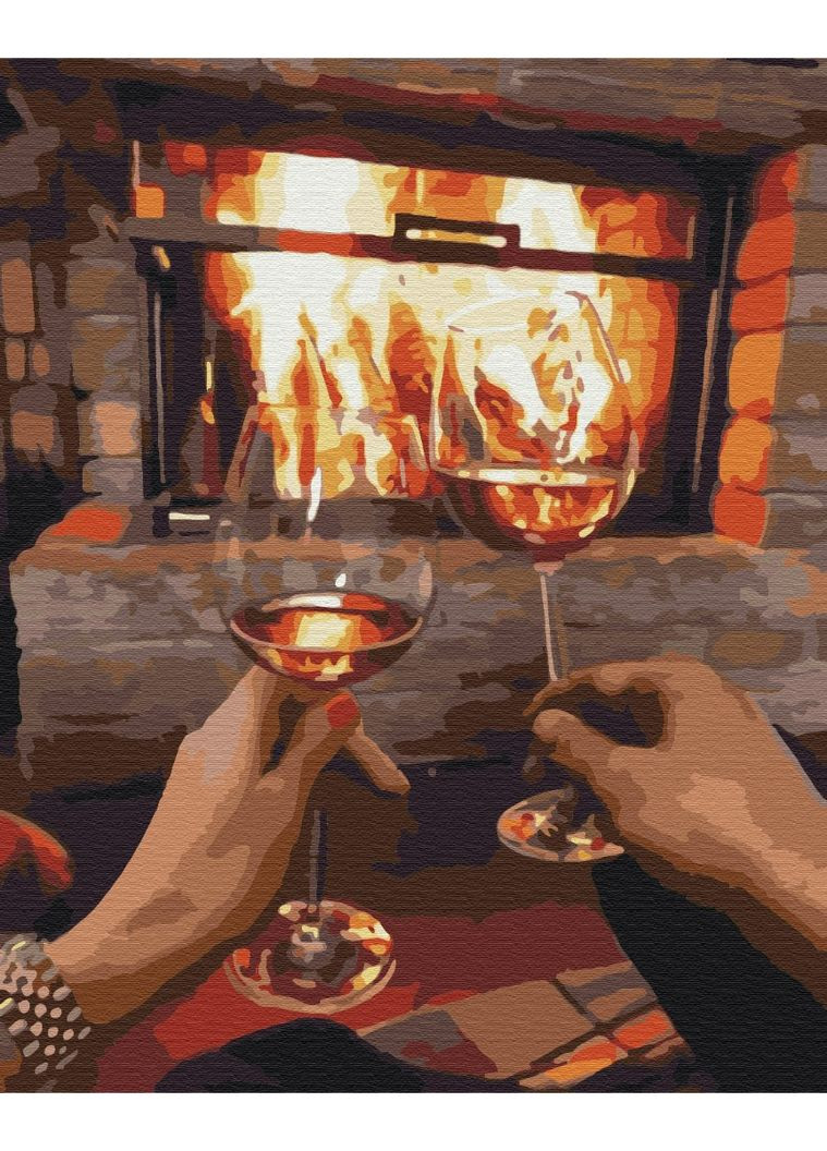 Картина по номерам Вечер для двоих 40*50 Картины по номерам на холсте Романтика BS51816 Brushme (365963293)