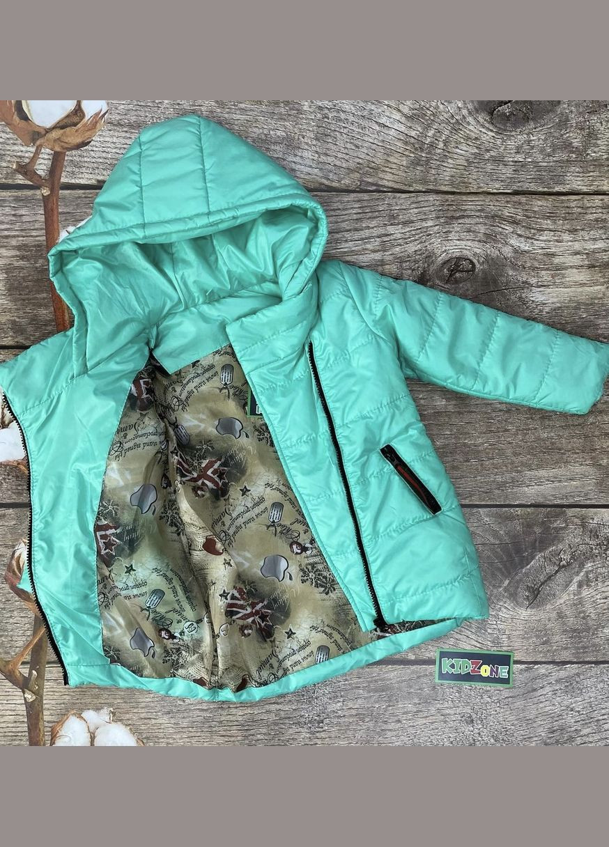 М'ятна демісезонна куртка демі No Brand