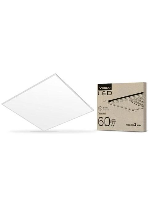 LED панель, 60 Вт, 6000K, 6600 Лм, 220V, 160°, 587x587x13.5 мм (VL-Pb606W) Videx (367073512)