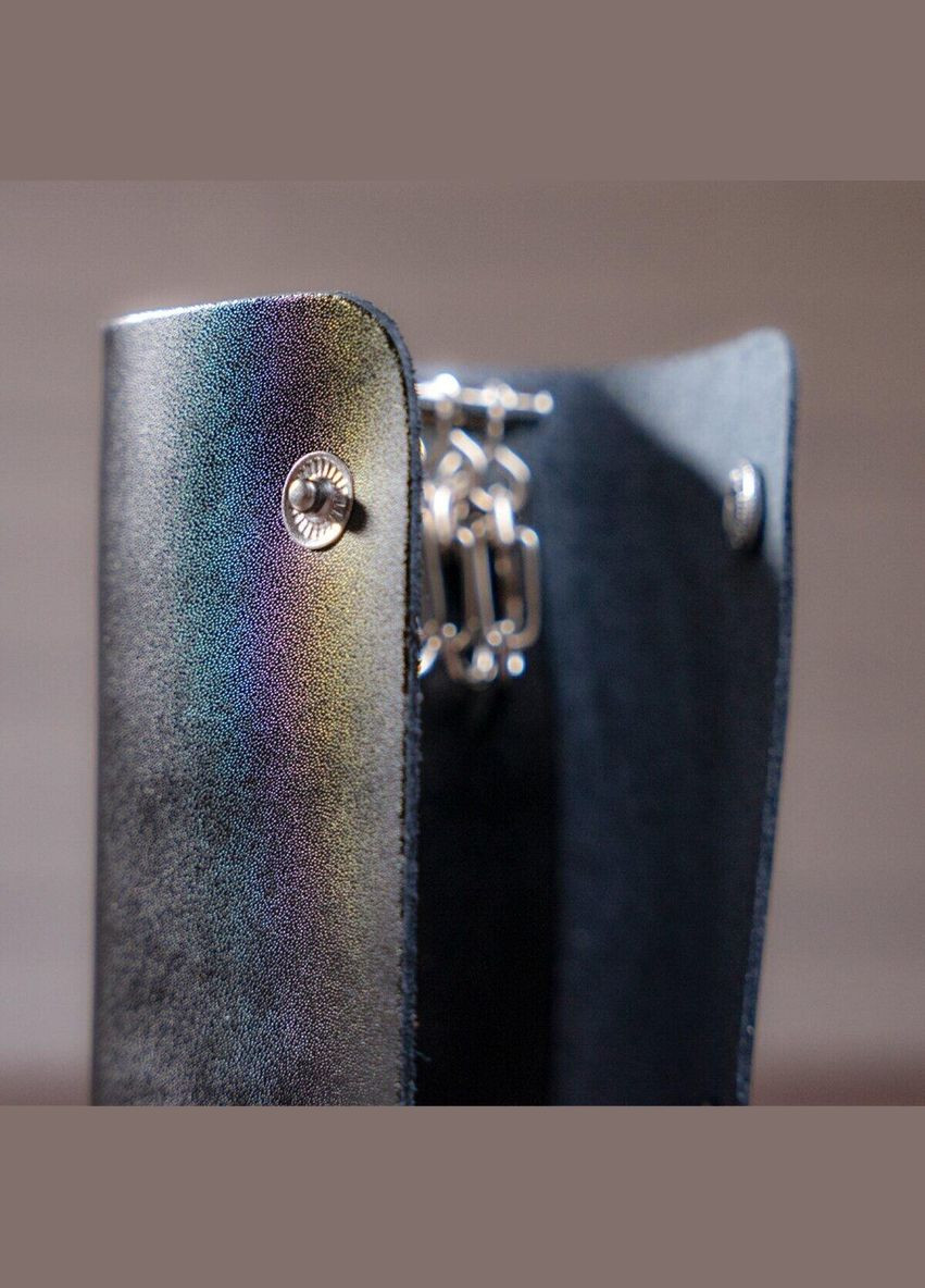 Стильна шкіряна ключниця 14934 Чорна Vintage (329150037)