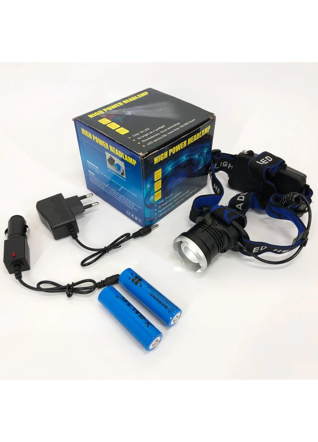 Налобный фонарь BL-T24-P50 аккумуляторный LED/Zoom 3 режима работы, фонарь на голову для рыбалки Bailong (395710236)