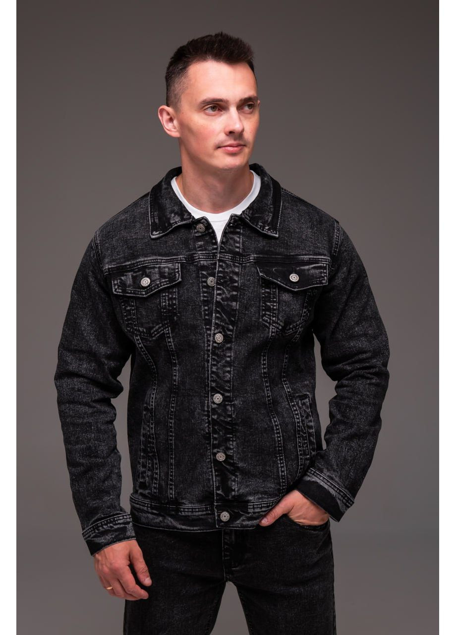 Черная демисезонная ветровка No Brand