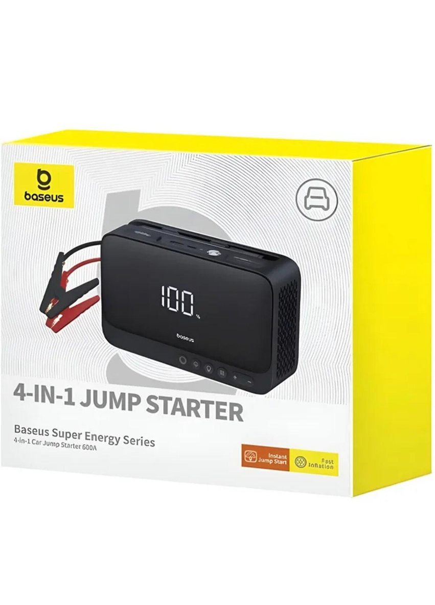 Пуско-зарядний пристрій Super Energy Series 4-in-1 Car Jump Starter 600A Baseus (361239083)