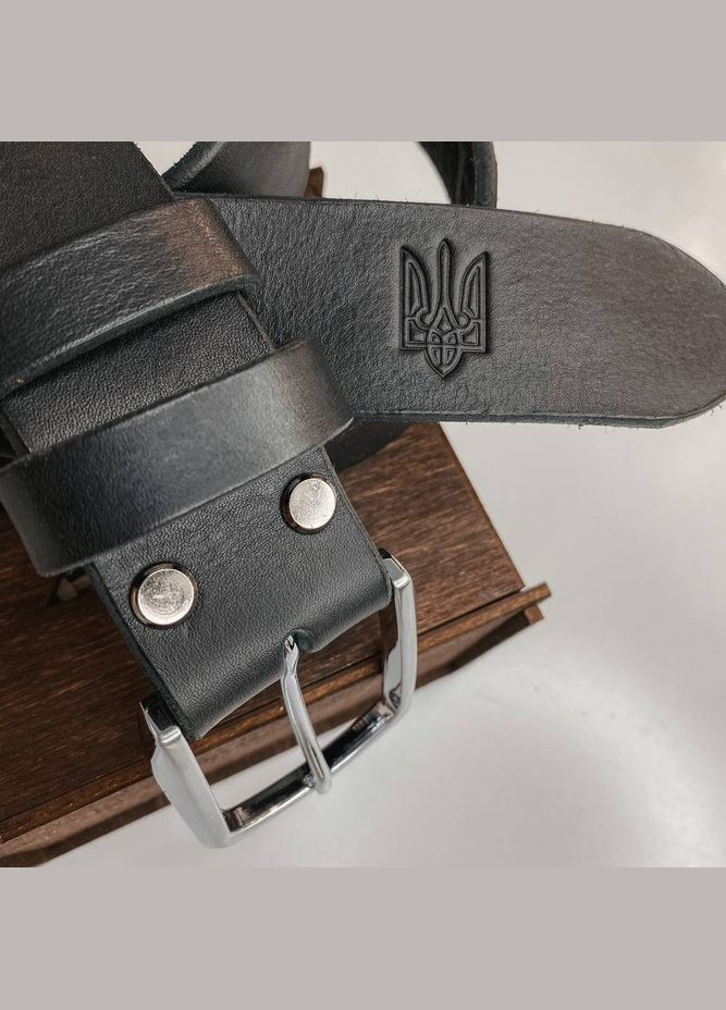 Чоловічий шкіряний ремінь для джинсів, шкіряний пояс з натуральної шкіри з тисненням Герб, No Brand (354721991)