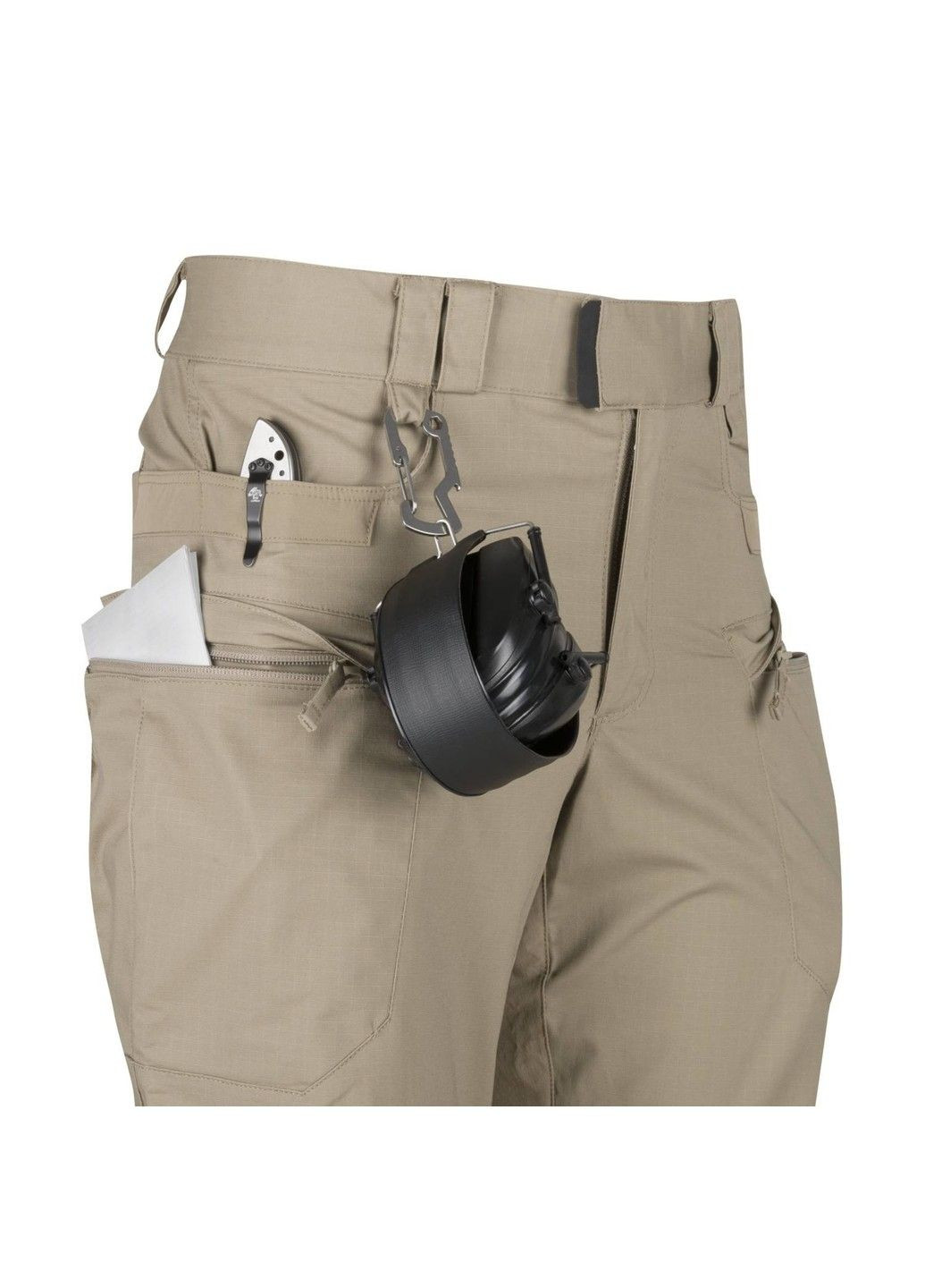 Черные спортивные, повседневный, кэжуал демисезонные брюки Helikon-Tex