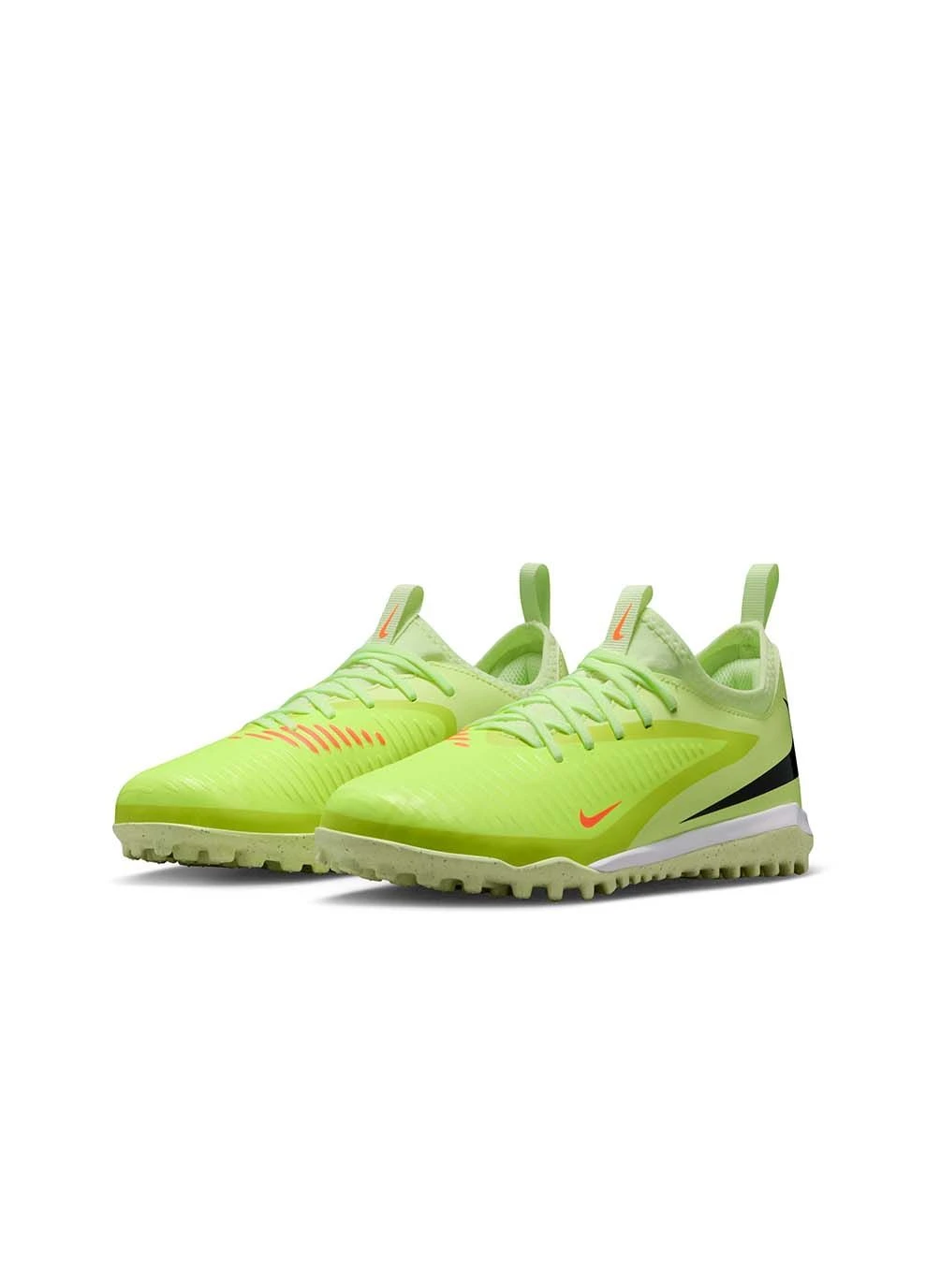 Зеленые детские сороконожки jr phantom 6 low acad tf зеленый Nike