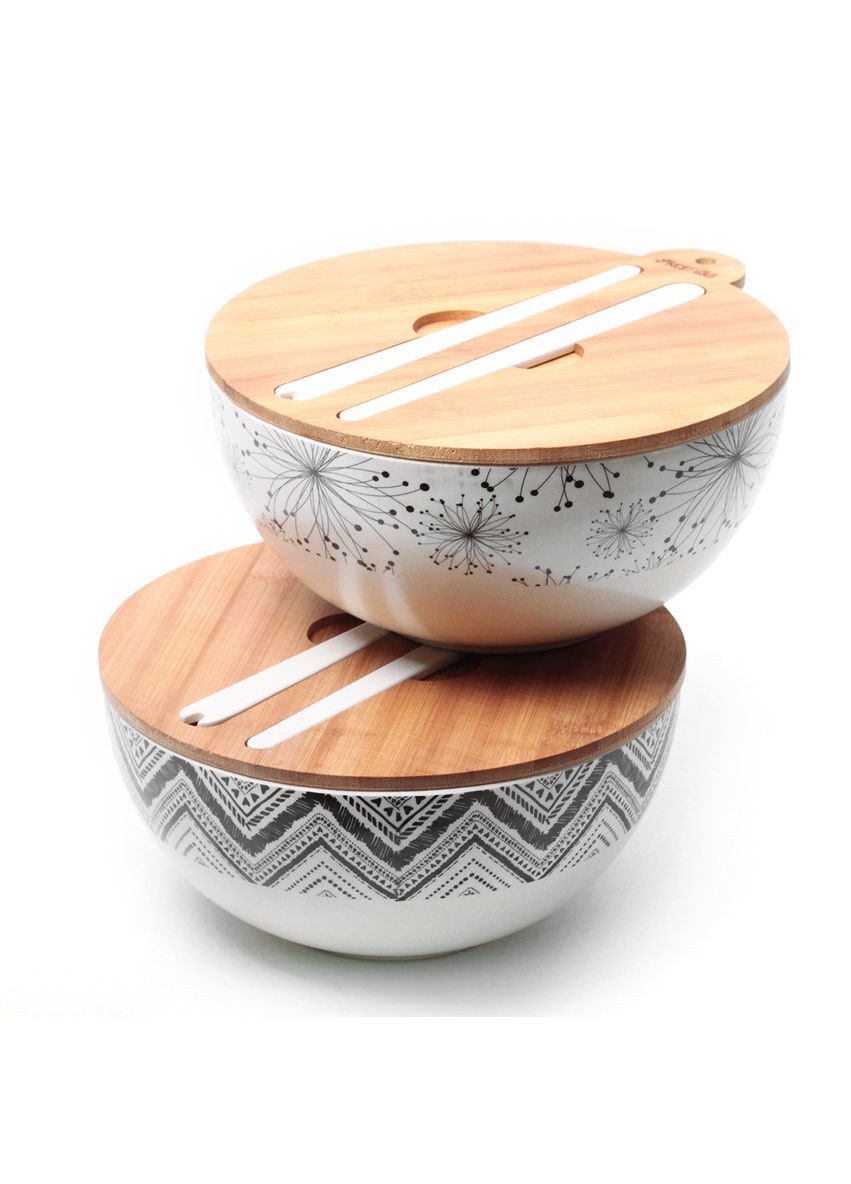 Миска Орнамент KM-4384 27х12.2 см 4 предмета Kamille (347228944)