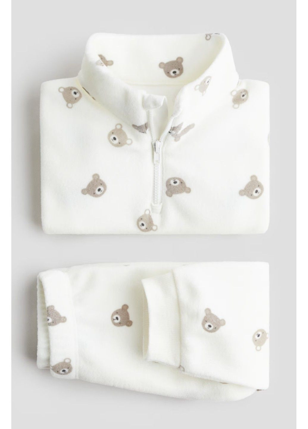 Белый зимний костюм H&M