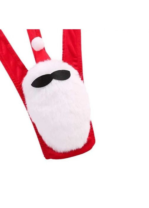 Мужское Новогоднее боди "Санта" М-XL Красный No Brand (368893465)