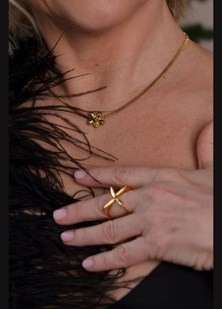 Кольцо "Gold Molecules" Le'Perle (329720087)