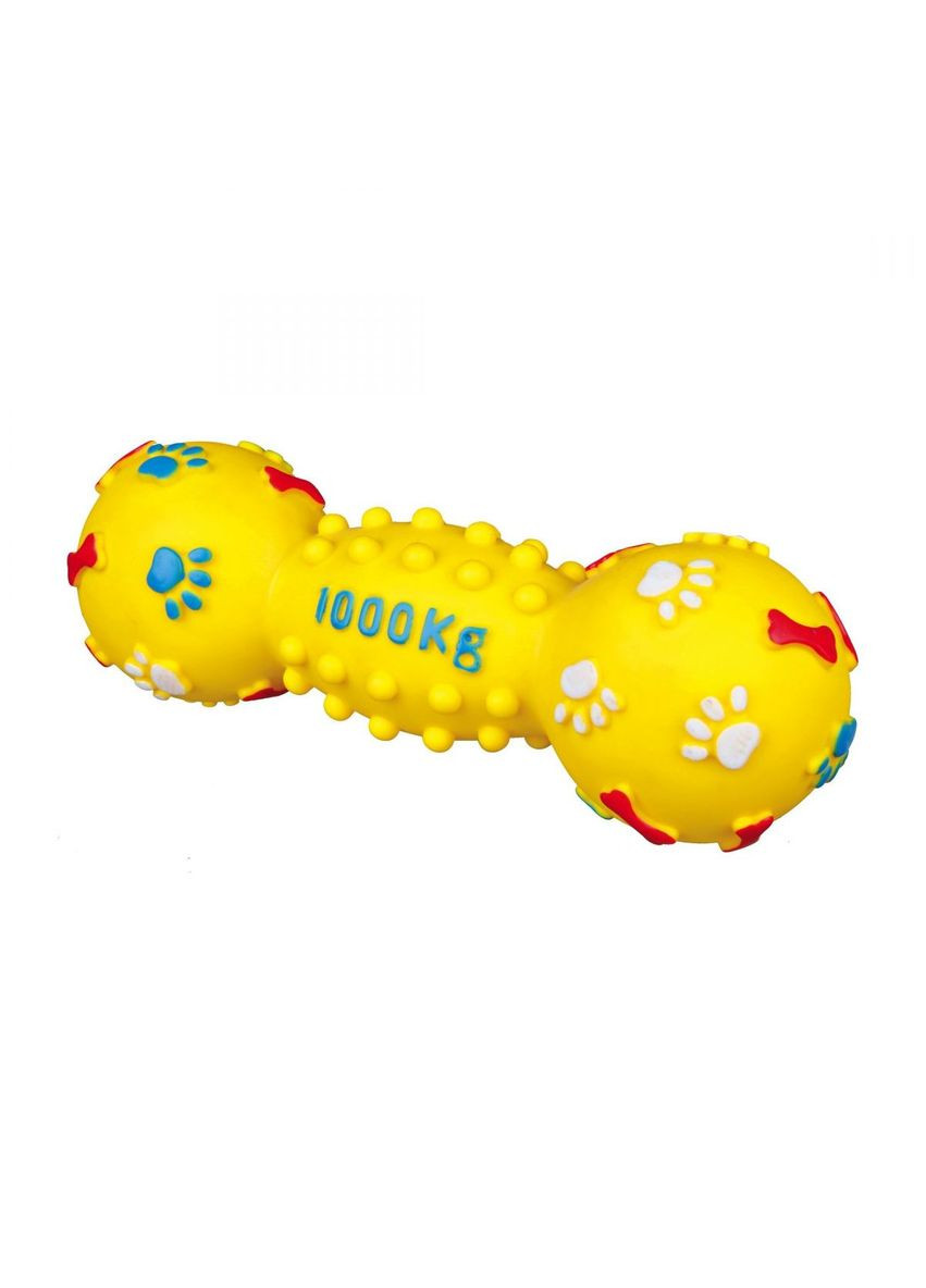 Игрушка для собак Гантель с песчалкой 25 см, винил Trixie (292259115)