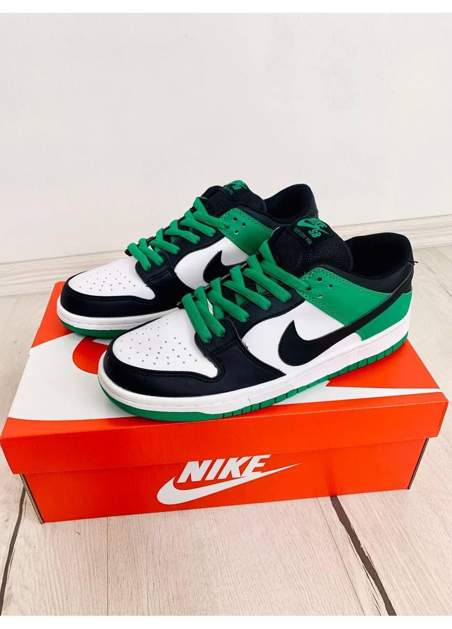 Серые демисезонные кроссовки мужские nike dunk low classic green найк сб данк No Brand