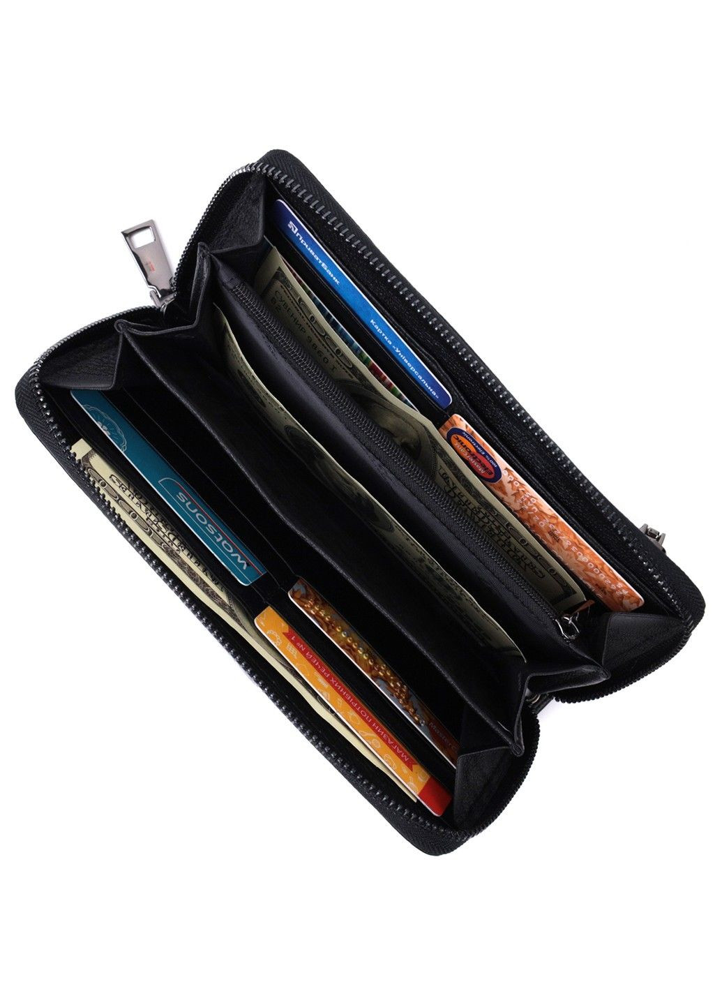 Удобный клатч для мужчин из натуральной кожи 22681 Черный st leather (297993016)